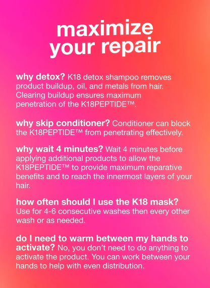 leave-inmolecular repairhair mask